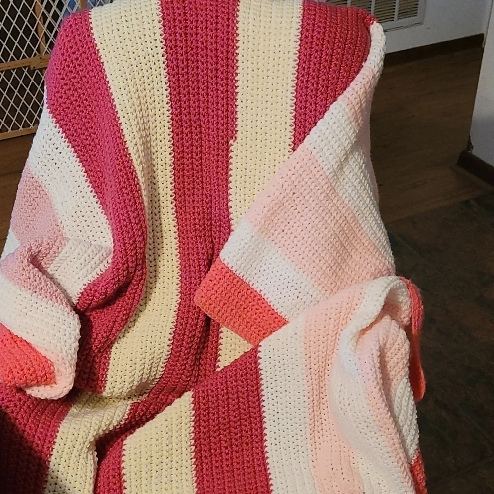 Hand Crafted Crocheted Throw